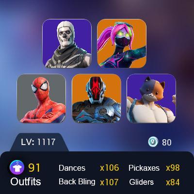 Pc Psn Xbox Nintendo Fa Skins Og Stw Skull Trooper Galaxia