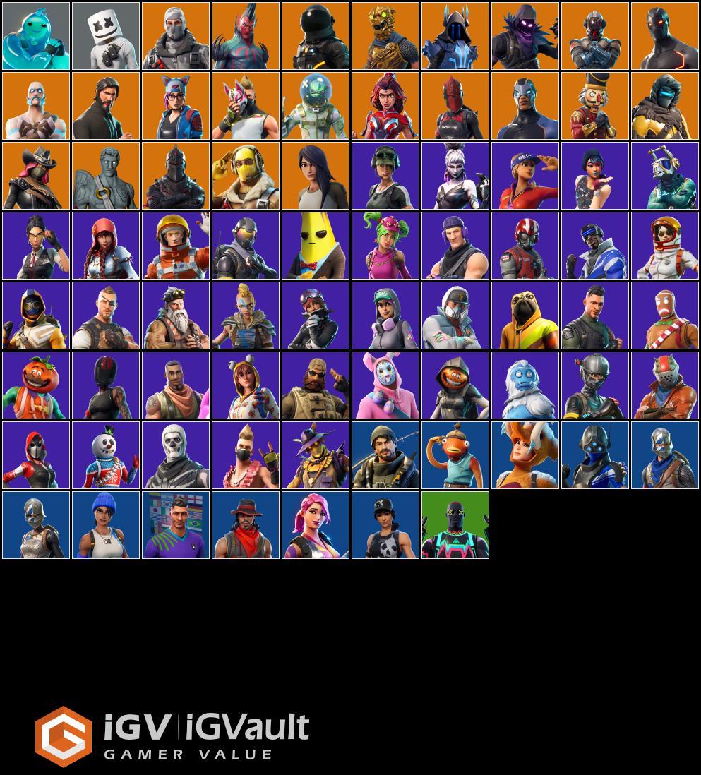 Fa Skins Psn Xbox Nintendo Pc Og Skull Trooper Raider S