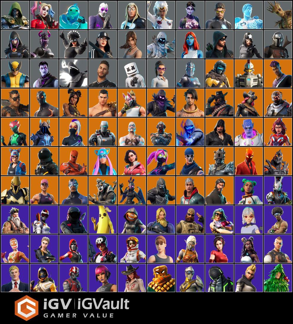 FA 196 Skins PSN XBOX NINTENDO PC OG Skull Trooper Sparkle