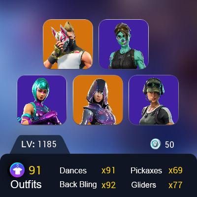 Skinswonder Glow Merry Mint Axe Ghoul Trooper Trailblazer