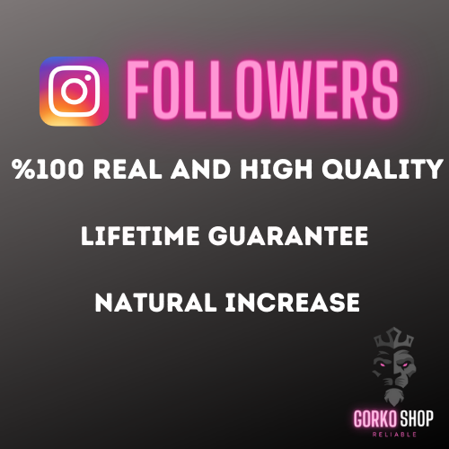 Instagram Real Followers K K Lifetime Guarantee Natural