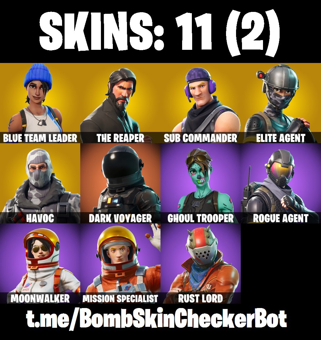 FA 11 SKINS MAKO GLIDER THE REAPER TAKE THE L ELITE AGENT