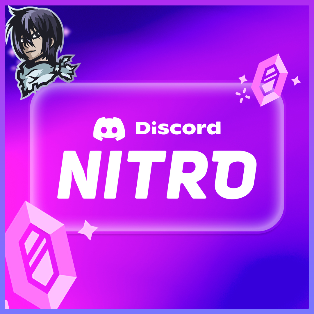 DISCORD NITRO 1 MONTH II 2 SERVER BOOST II ACTIVABLE WORLDWIDE II GIFT