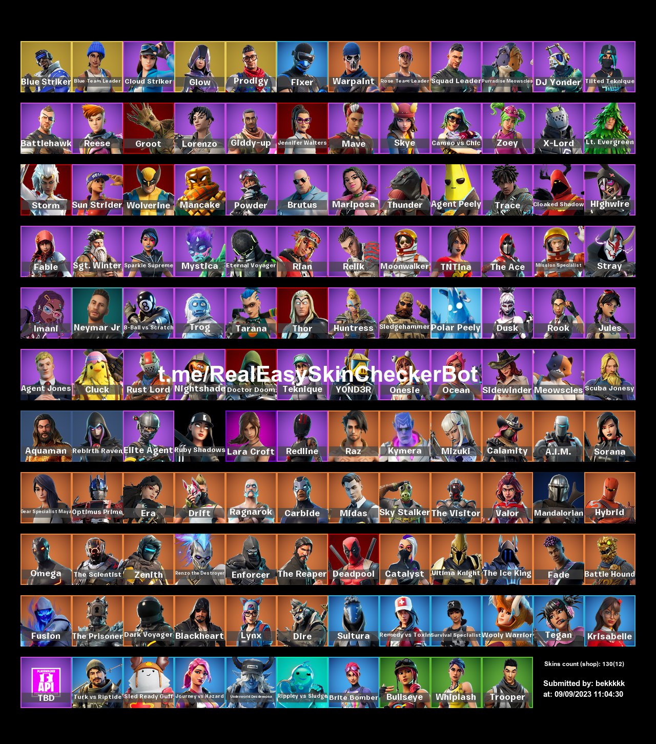 Fortnite Full Access Skins Elite Agent The Reaper Lara