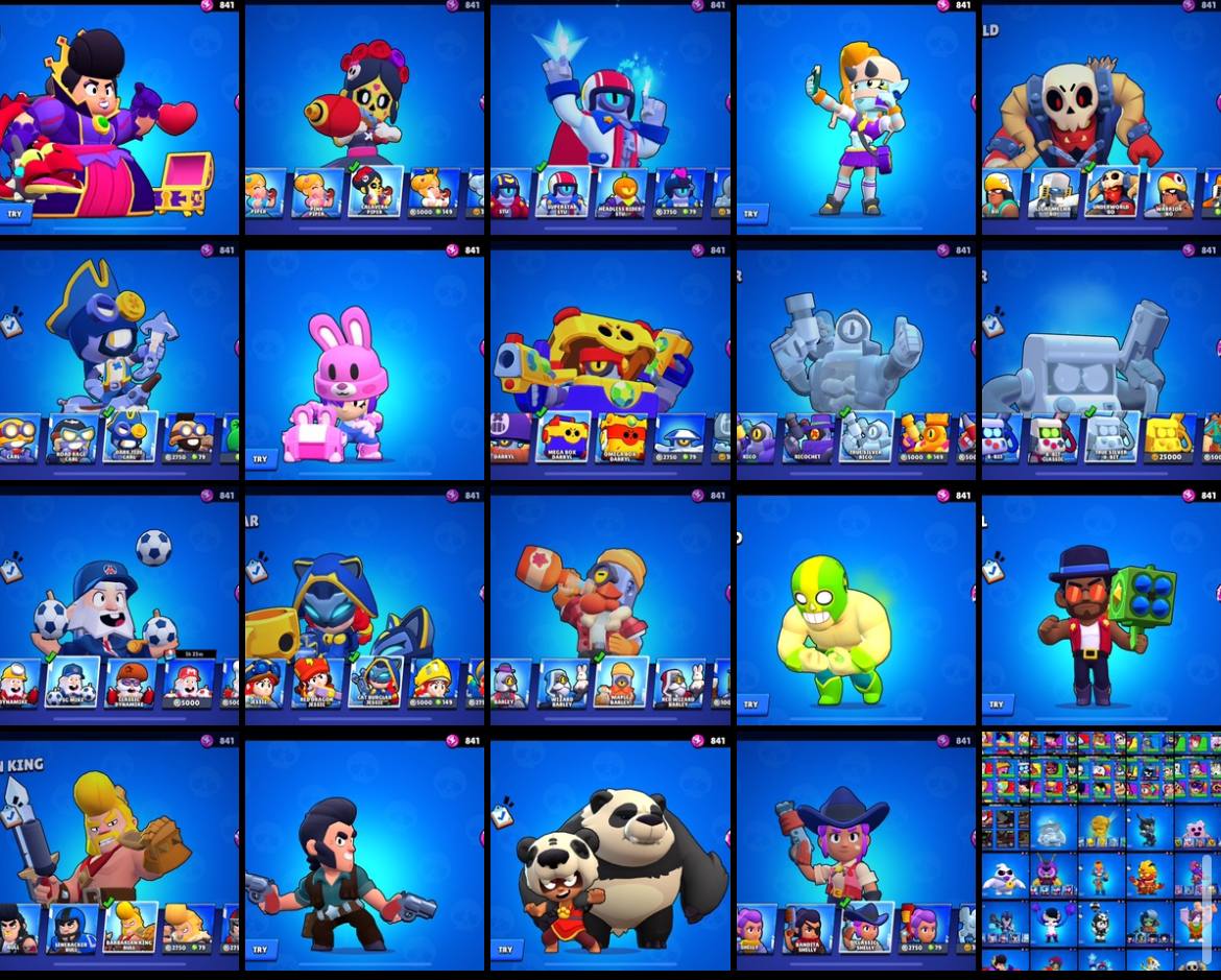 Full Access Max Power Top Skins Ranks Legendary Brawlers