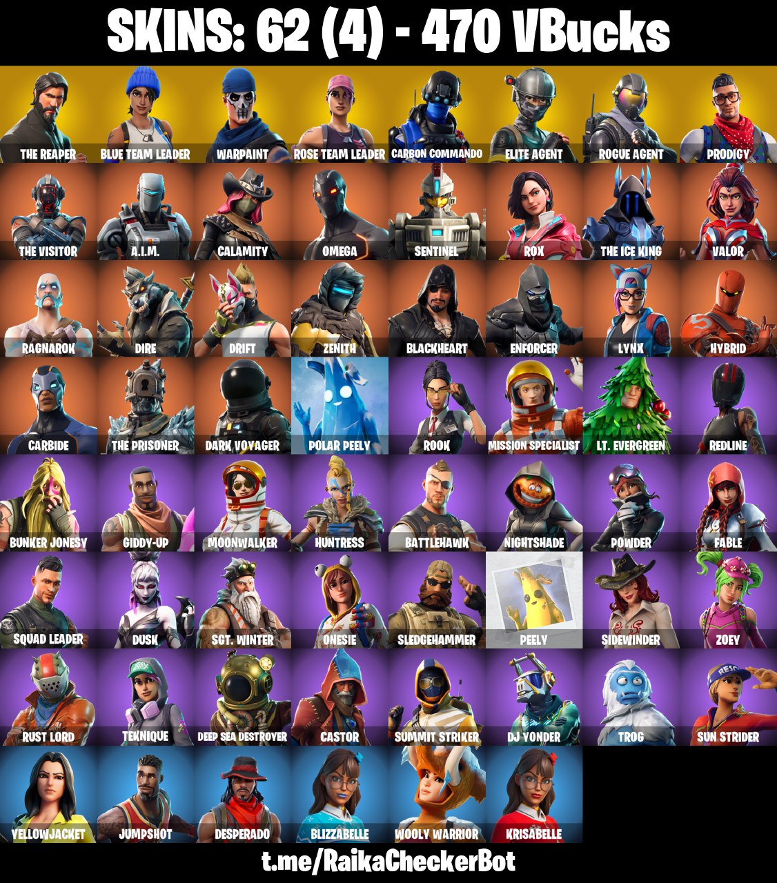 Pc Psn Xbox Skins Og Stw The Reaper Blue Team Leader Elite