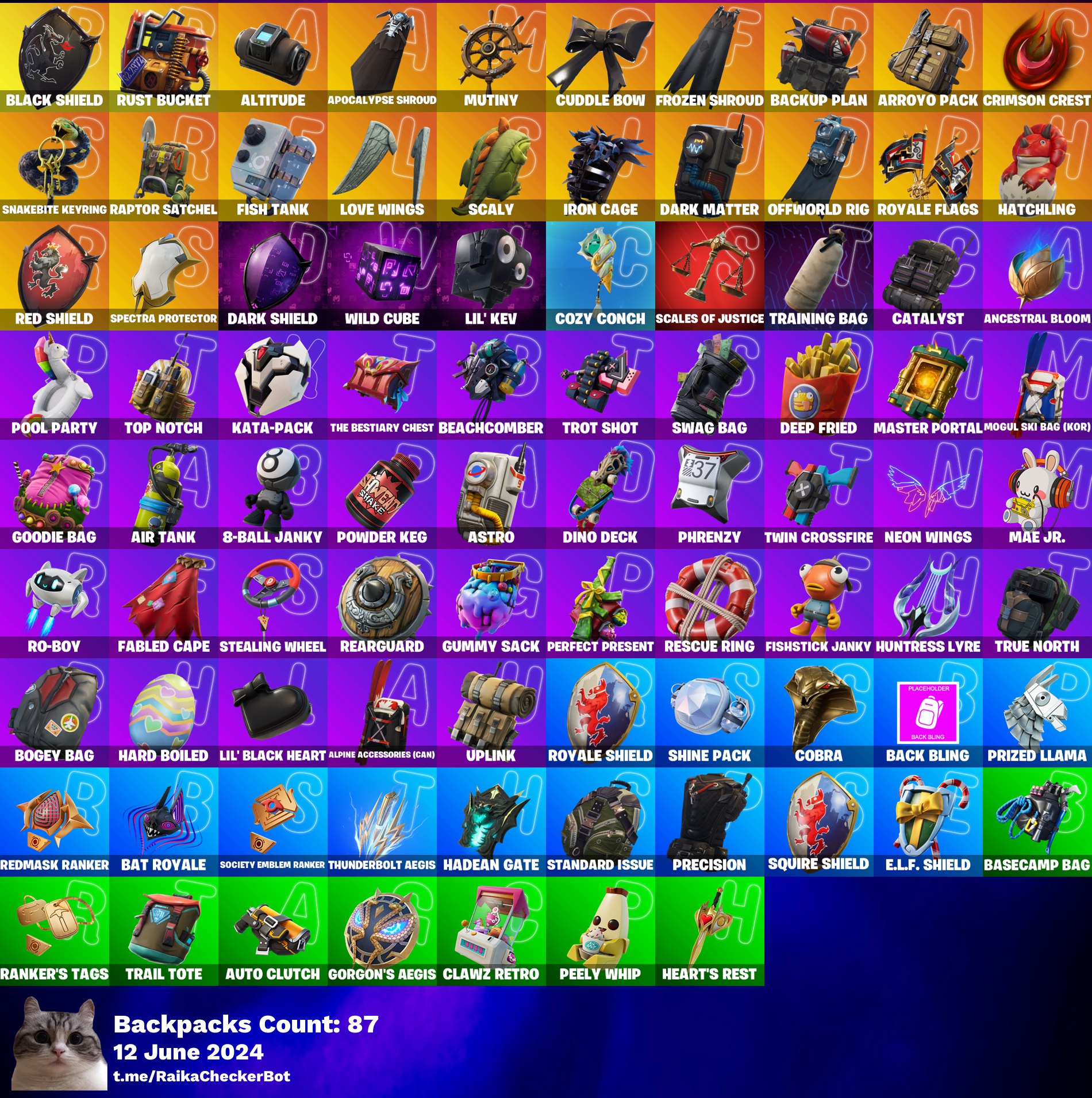 PC 89 Skins Black Knight The Reaper Blue Squire Royale Knight