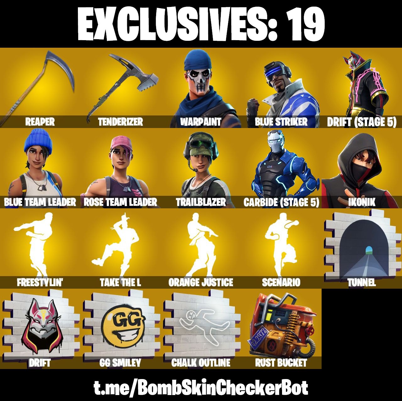 Fa Psn Pc Skins Ikonik Og Stw Take The L Trailblazer