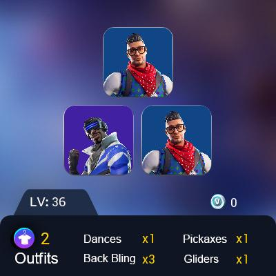 Prodigy - Blue Striker - 2 Good Skins - Low Price - Xbox Open - Full Access - STW - Email - Fortnite