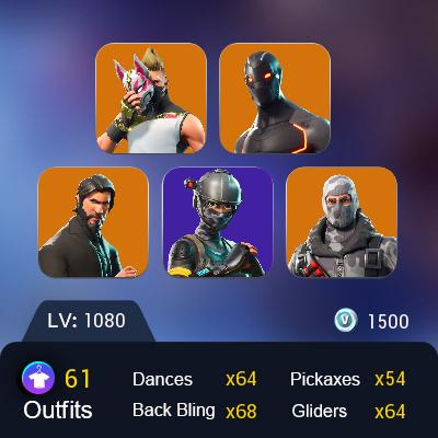 OG FORTNITE ACCOUNT OMEGA CARBIDE ELITE AGENT SUB COMMANDER