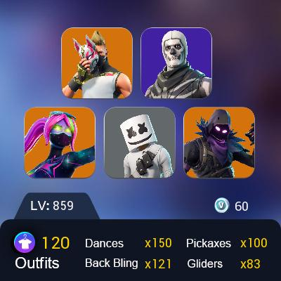 Fortnite | Conta De Fortnite 122 skin no total +