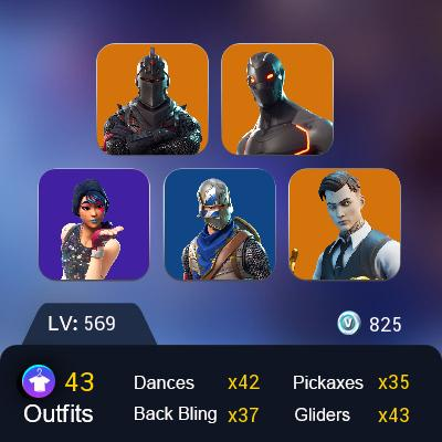 [PC/XBOX] 43 skins | OG STW | Black Knight | Aerial Assault One AA1 | Blue Squire | Royale Knight | Sparkle Specialist | Blue Striker | 825 VB