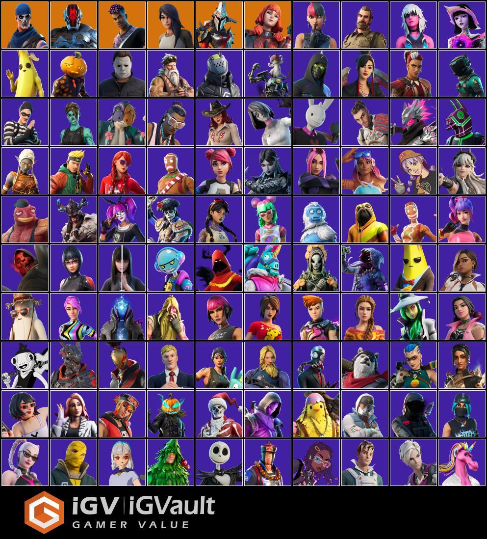 [305 Skins PSN Open] OG Accaunt Dark Vertex Full Marvel Pack
