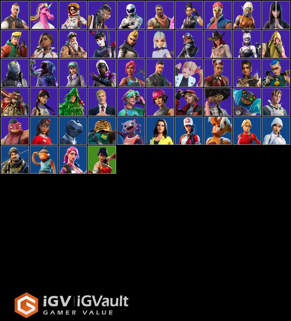 PC fa 154 skins The Reaper | Take The L | Rogue Spider Knight | Omega (stage 5) | Elite Agent | Skull Trooper | OG STW DELUXE