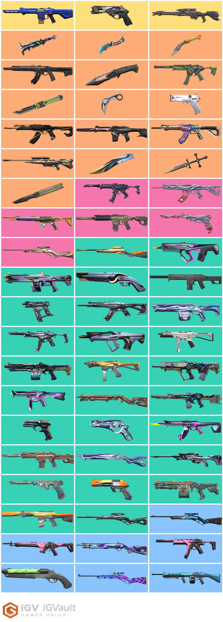 (NA) 104skins+ 9 knife +(Kerambit Ion+Butterfly knife 