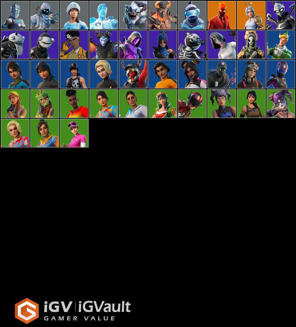 FORTNITE ACCOUNT ONLY SKINS BUY FOR STORE (PC) (FULL ACCESS) 