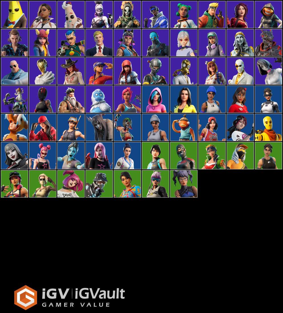 THE REAPER + TAKE THE L + ELITE AGENT + STW + OMEGA (STAGE5) + LEXA + RED KNIGHT + DARK VOYAGER + HAZE + SURF WITCH + MOONWALKER + DYNAMO