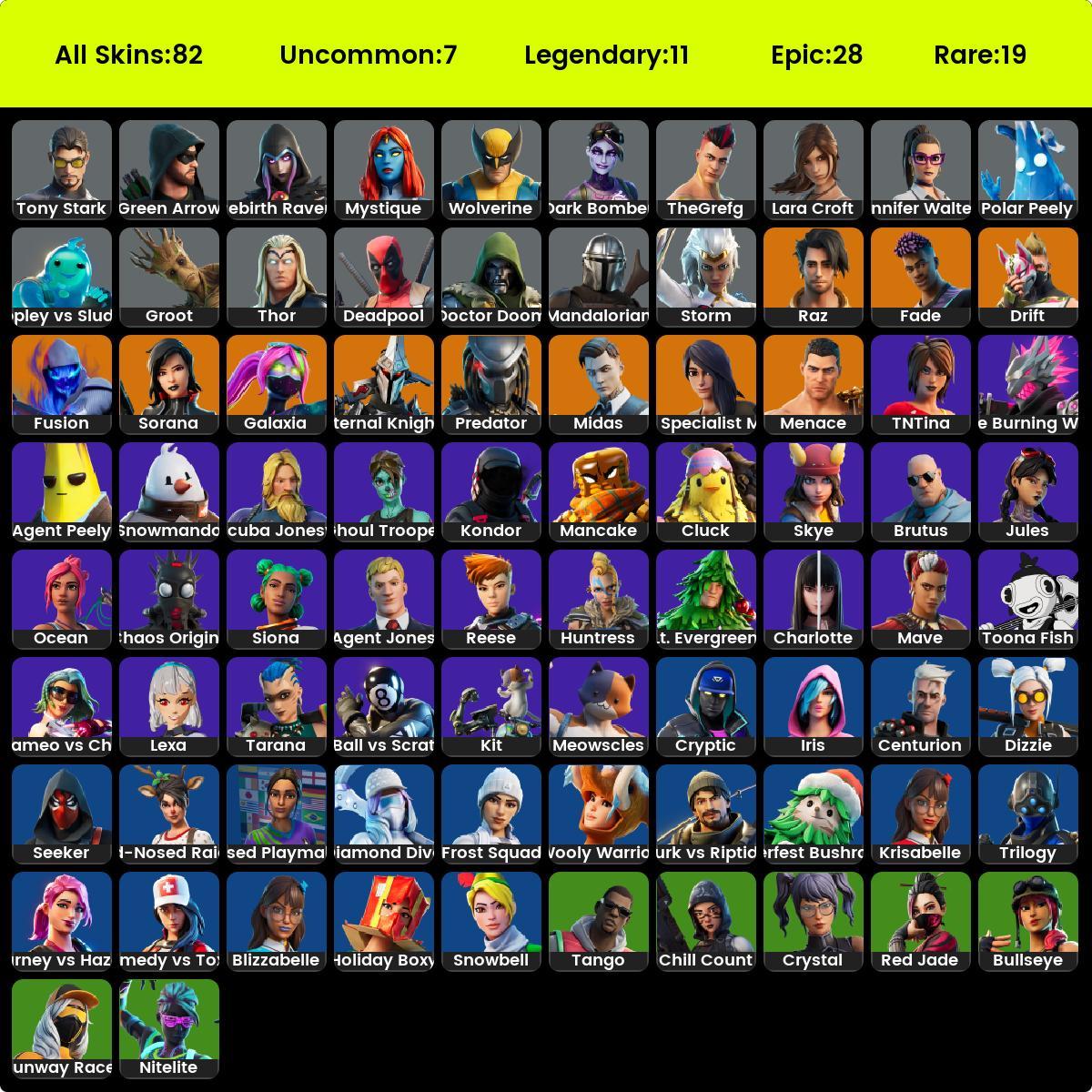 OG SKINS, PC, XBOX, NINTENDO, FULLACCES, OG, OG SKINS, FA - iGV