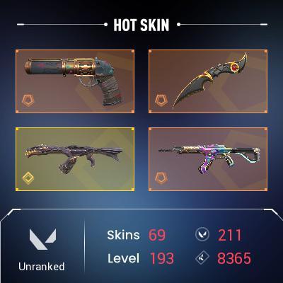 LATAM VALORANT/Best Price/Hot Skins/Best Agents/Good Level/Instant Delivery