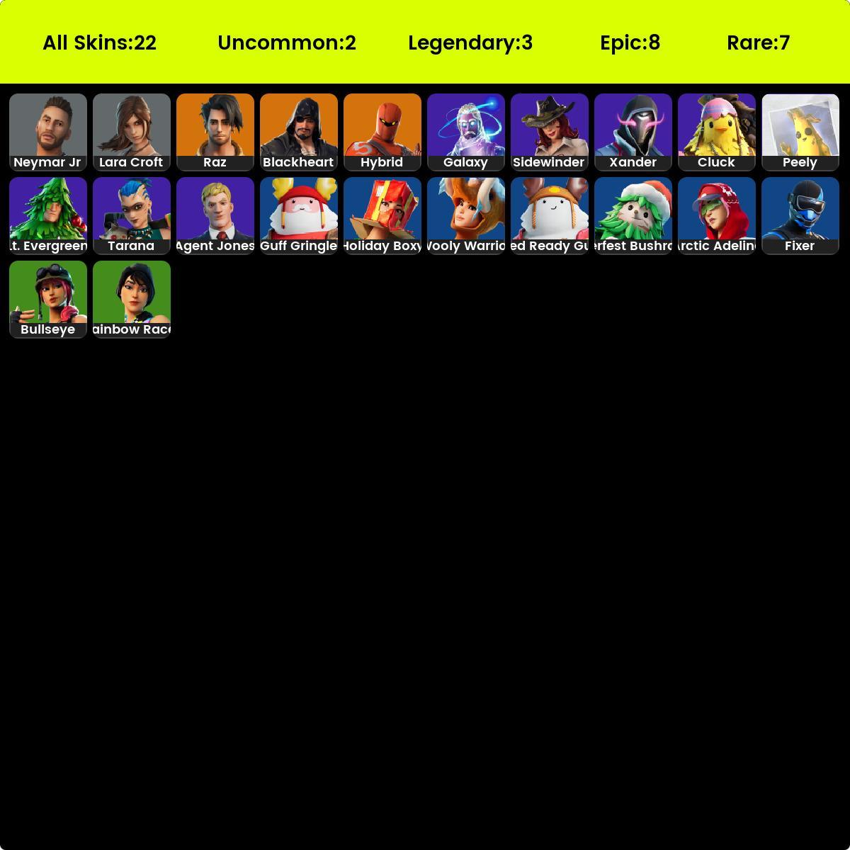 Fortnite account 22 skins with galaxy skin / domain: @hotmail.com / psn and  xbox info available with the account - iGV