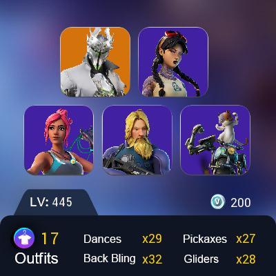 -{Fortnite}-|-{17 Skins}-|-{Rogue Spider Knight/Fade/Paradigm (Reality ...