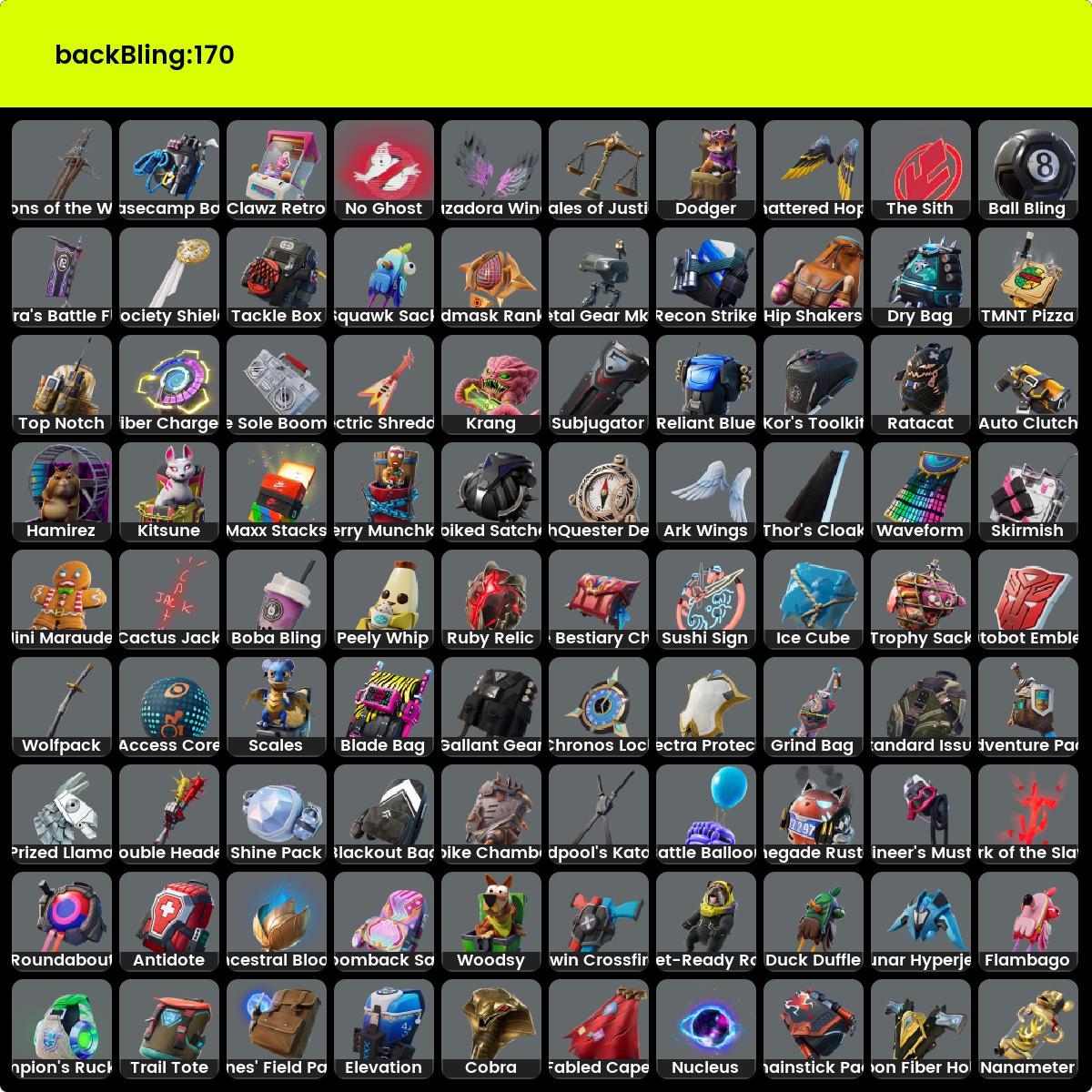 119 POWER HOMEBASE | 161 SKINS | FA | TRAVIS SCOTT | AXEHAMMER | OG STW ...