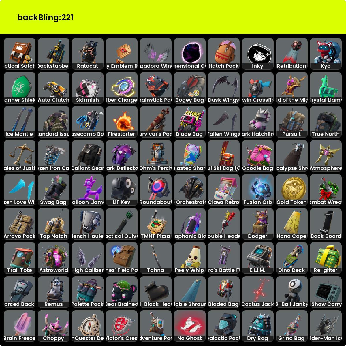 228 SKINS, WONDER, IKONIK, HONOR GUARD, MERRY MINT AXE, THE REAPER ...