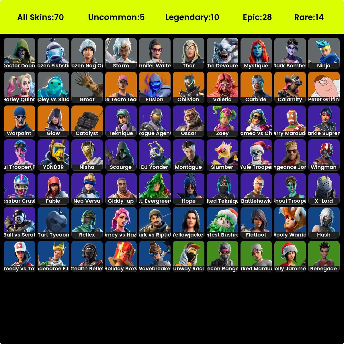 OG PINK Ghoul Trooper | Stealth Reflex | Merry Mint Axe | Glow | Rose ...