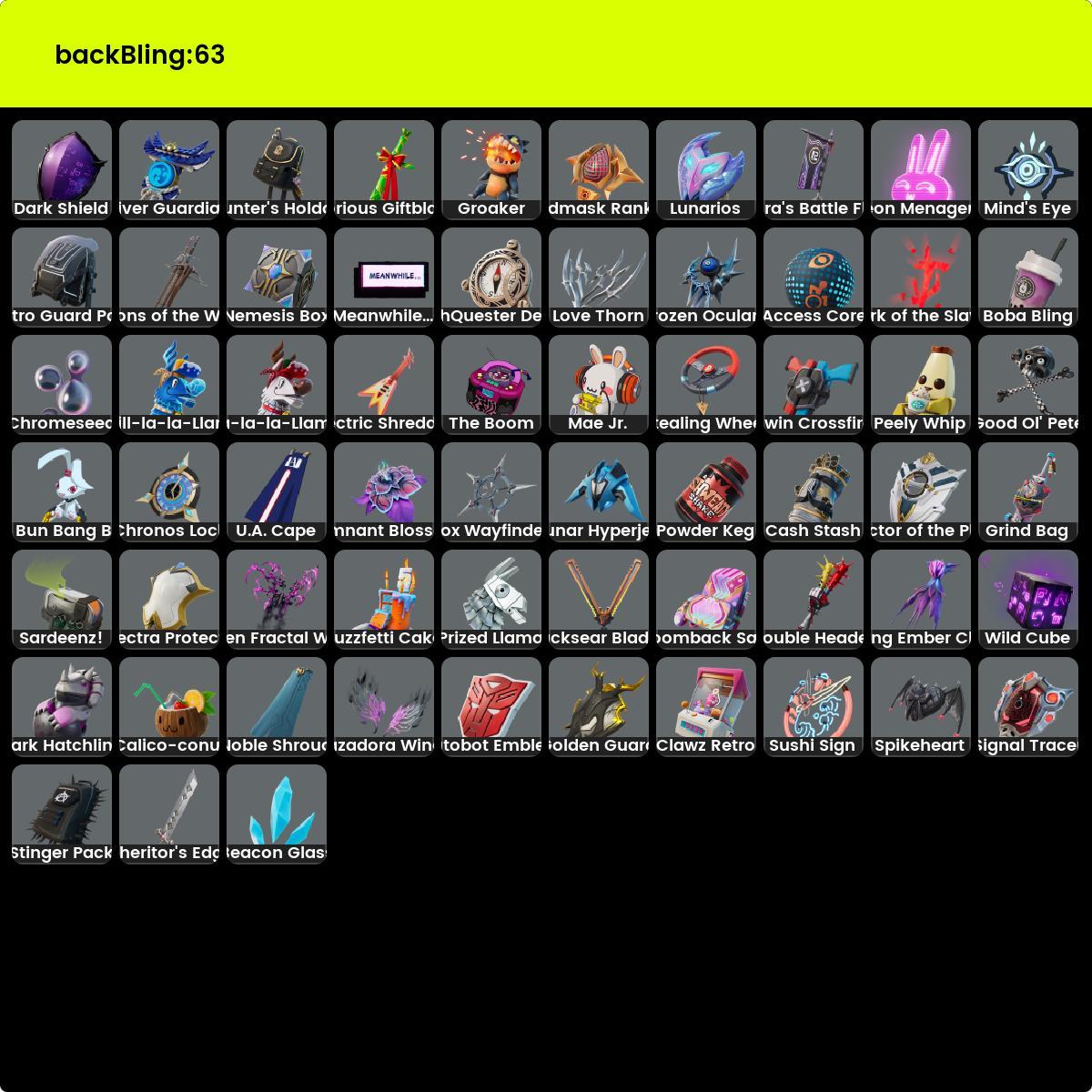 Full Access. Fortnite 55 skins O ptimus Prime . Driftwalker . Spider ...