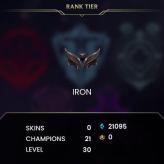 EUW│IRON IV 0LP│FULL ACCESS│PERSONAL ACCOUNT