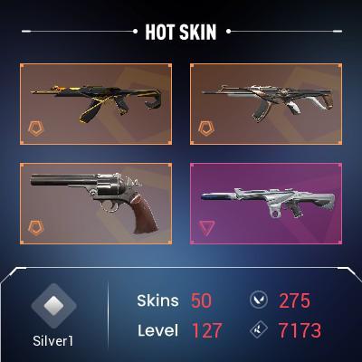 EU Full Access [UNK] Silver [UNK] 50 Skin Recon Balisong+Champions 2023 Vandal+ChronoVoid Vandal+Ion+Gaias+Magepunk+Oni+Neo Frontier+Reaver+more!!!