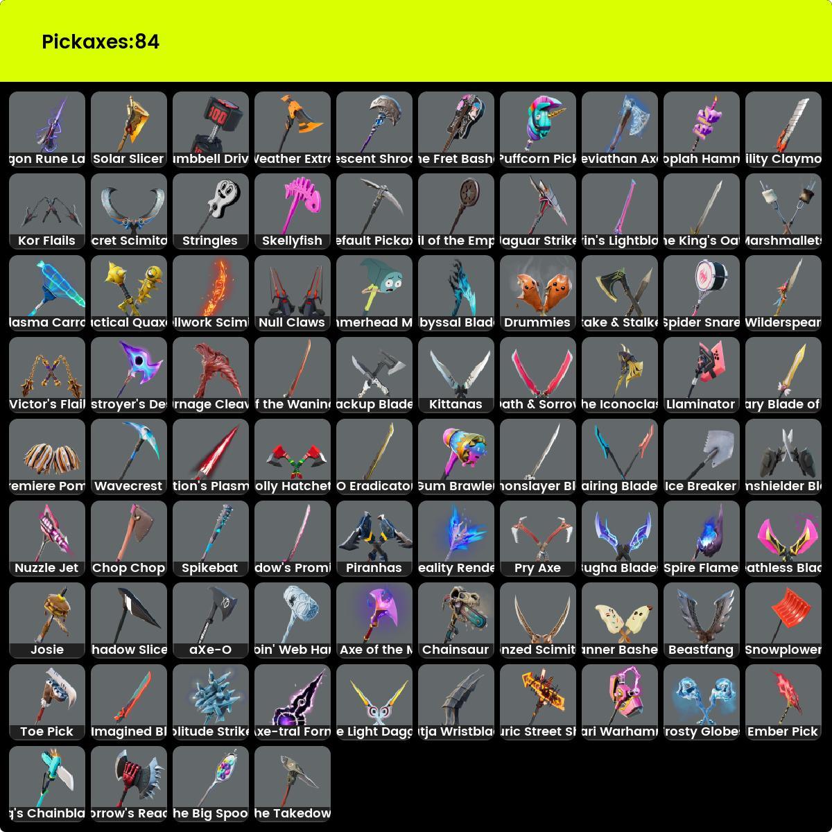 (Only PC) 74 skins - Full Acces - Marshmello - Leviathan Axe - Lexa - Mandalorian - Kor - Charlotte  TK17