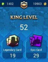 Clash of royalties = niveau 52 – jusqu’à 29 cartes (4 cartes Elite) – 4 skin Towers – 51 emojis – changement de nom gratuit – livraison instantanée (Android et IOS)