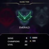 EUW│SERAPHINE ULTIMATE│Emerald IV 49LP│56% Winrate >> +24 -19│All details in Description