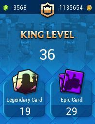 CLASH ROYALE ACCOUNT [KING LVL 12 - 5 CHAMPIONS - 37 EMOTES [6 EXCLUSIVE] [FREE NAME CHANGE] [Google Play FULL ACCESS]