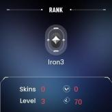 [TR-TURKEY]-[Iron 3]-(New Season)-[Instant Delivery]-[Full Access]-[Name/Email Changeable 【Low Elo Unmissable Opportunity】