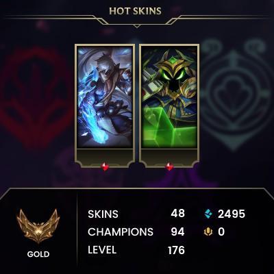 Main Lee account without M7 (all skins)