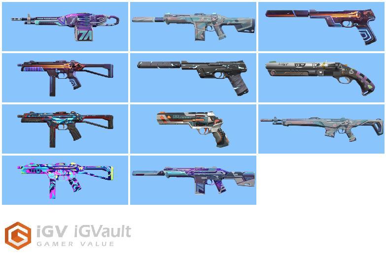 EU-TR // 44 Skin // Vandal: Glitchpop, Chronovoid, Forsaken, Ion ...