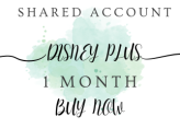 DISNEY PLUS FOR 1 MONTHS SHARED ACCOUNT SINGLE SCREEN 30 DAYS WARRANTY