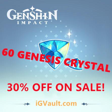 Genshin Impact  60 Genesis Crystals