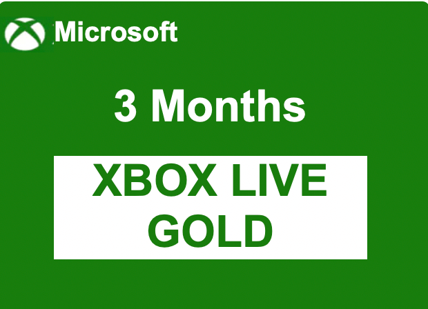 3 Months | Xbox Live Gold Subscription