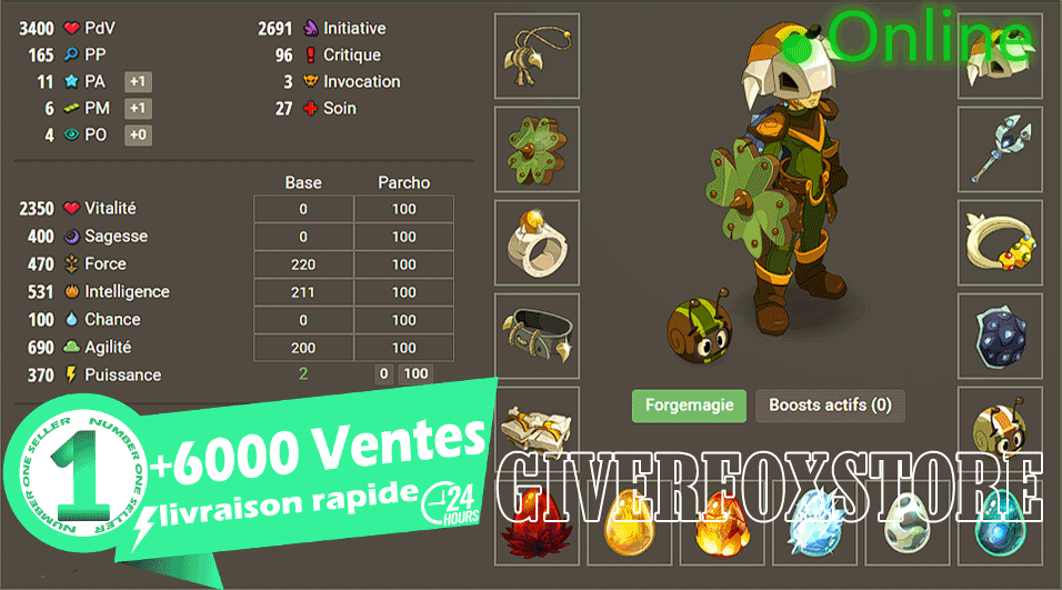 Imagiro>[Stuff multi element do crit lvl 200] +10,000,000 kamas BONUS iGV