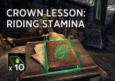 Crown Lesson: Riding Stamina x10 for NA