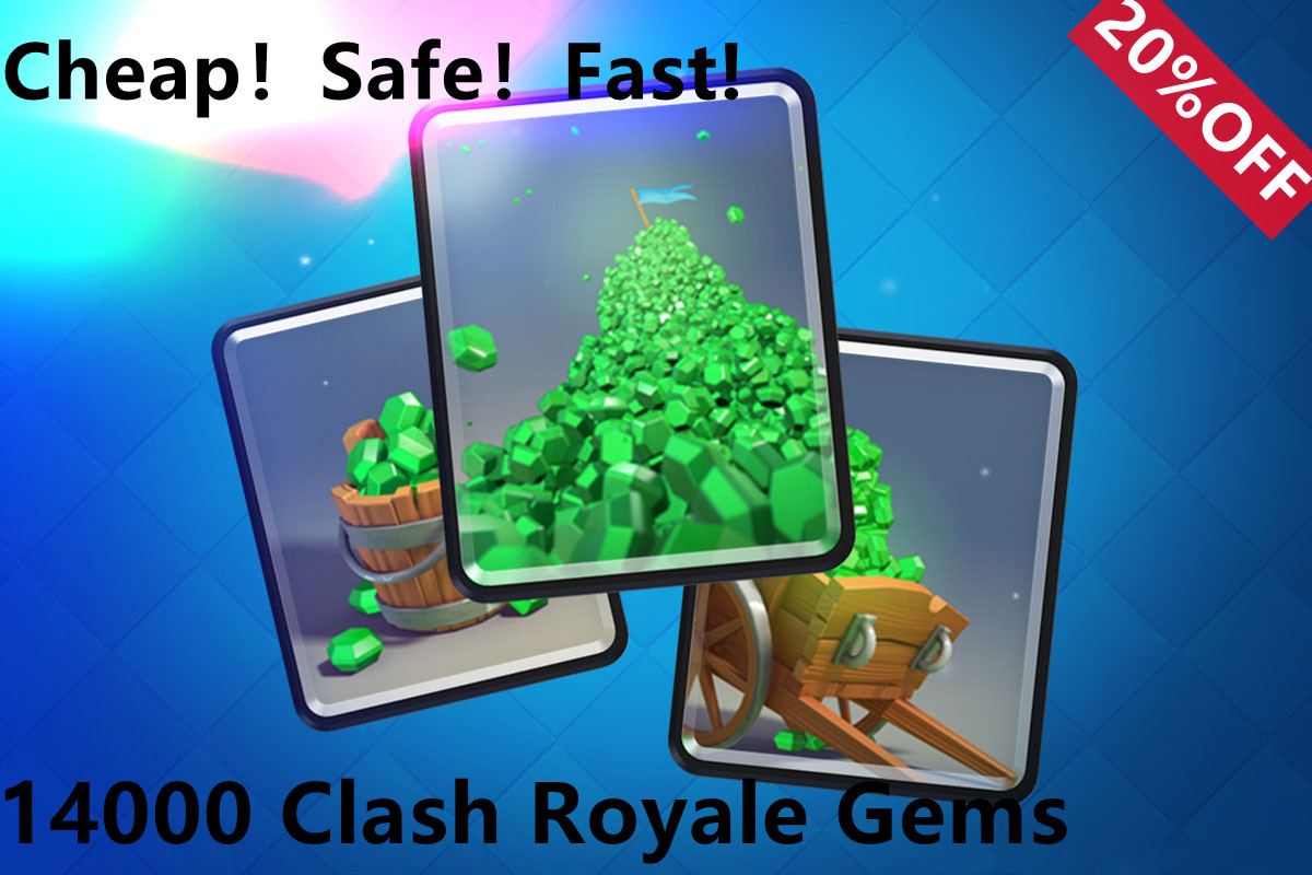Clash royale 14000 Gems for Facebook