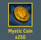 250 Guild Wars 2 Mystic Coins for All Servers