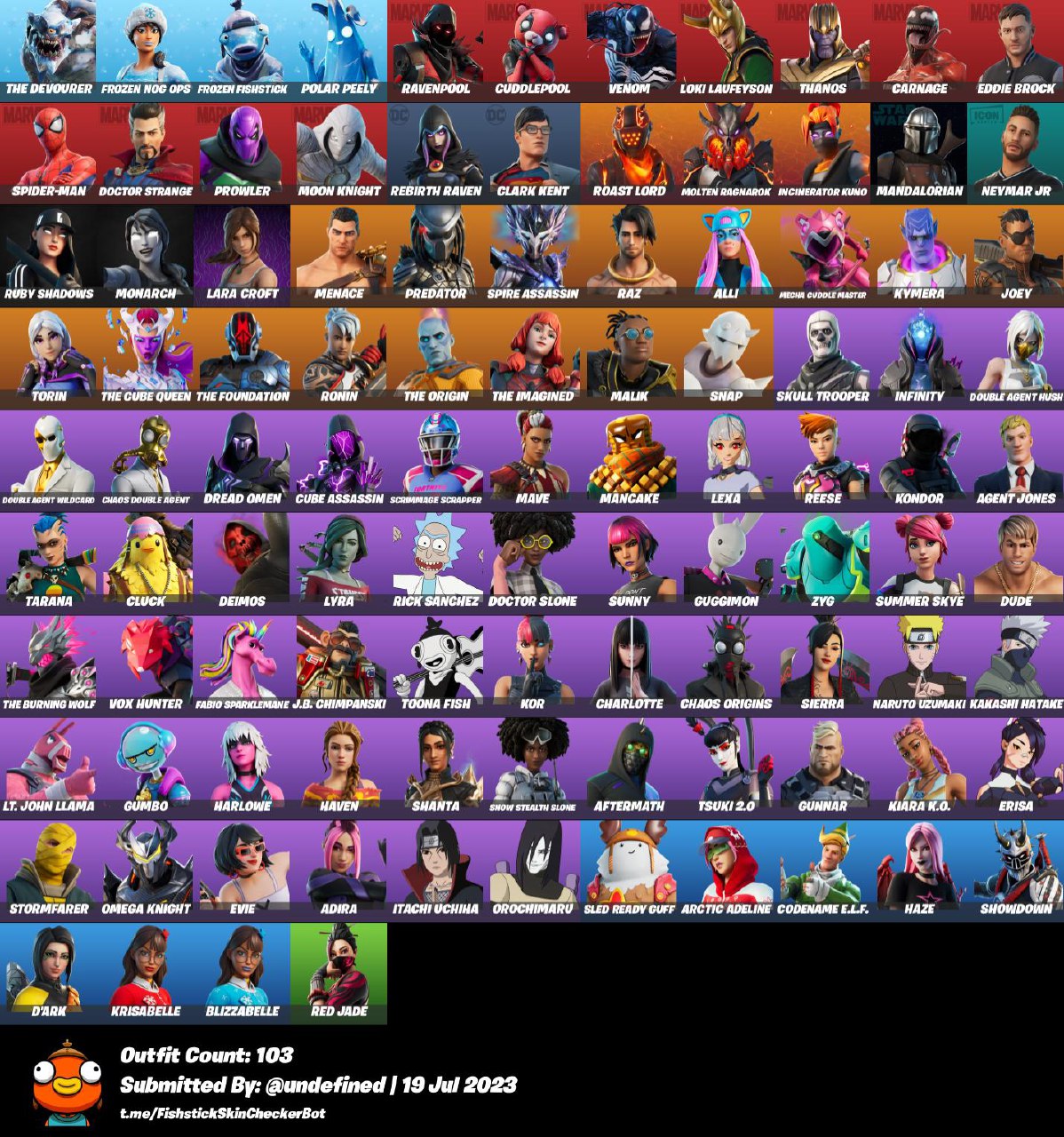 (Only PC) 101 Skins / Full Access / Skull trooper / Mandalorian / Lexa ...