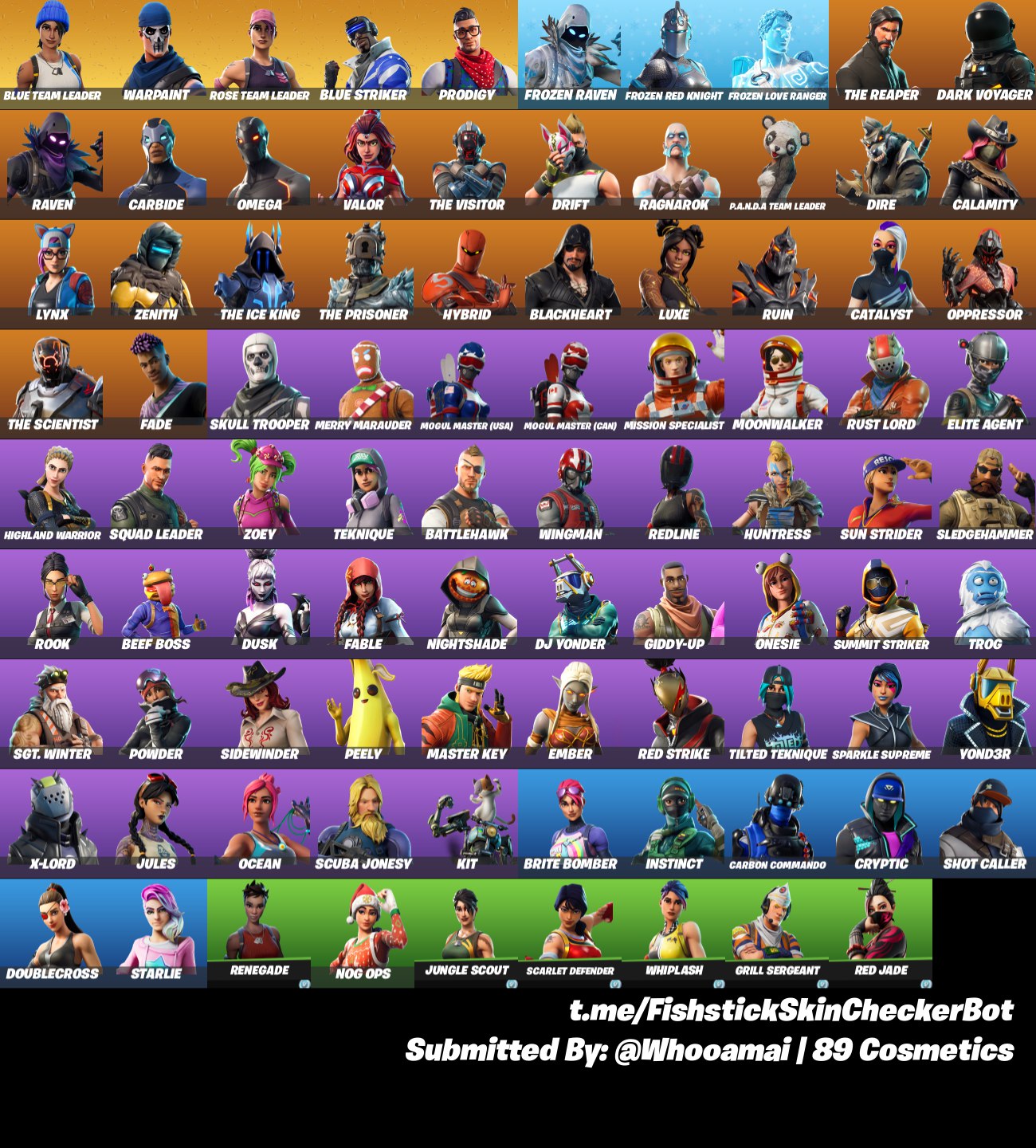 89 Skins The Reaper Mogul Master Peely The Reaper Elite Agent 89 Skins The Reaper Mogul Master Peely The Reaper Elite Agent