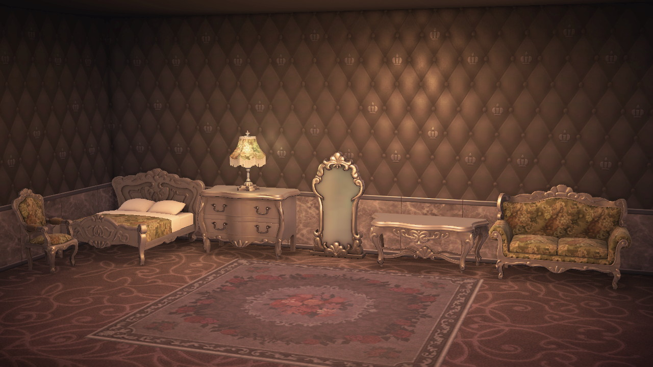 Elegant Furniture + Rugs + Crown Walls - 70 PCs Bundle Set
