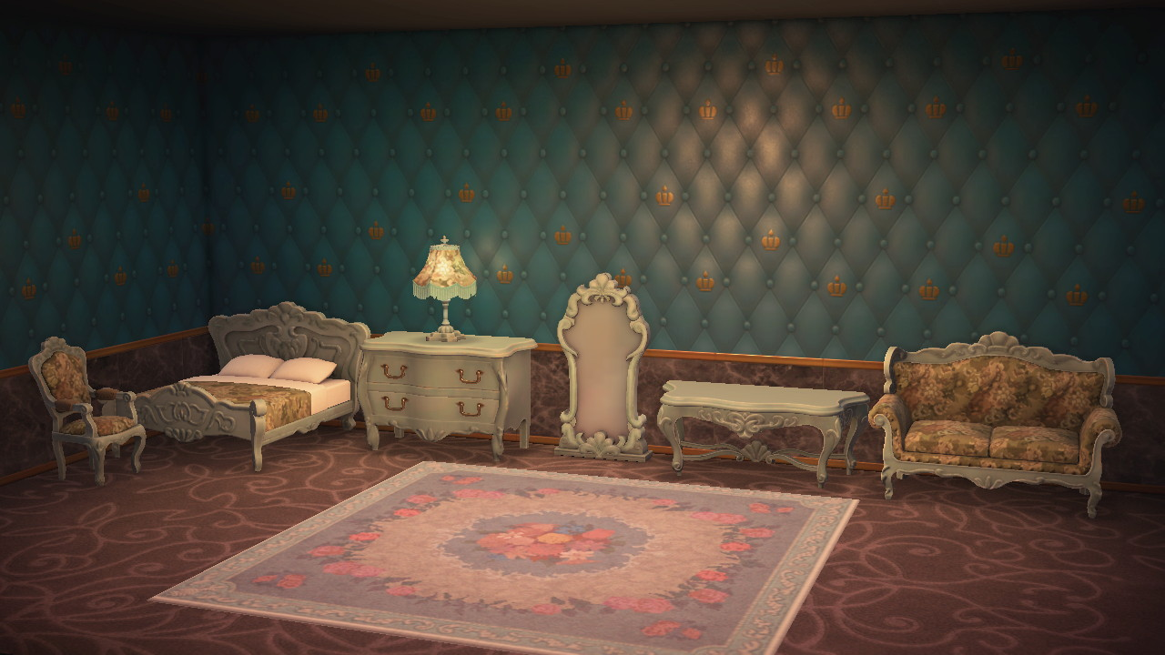 Elegant Furniture + Rugs + Crown Walls - 70 PCs Bundle Set