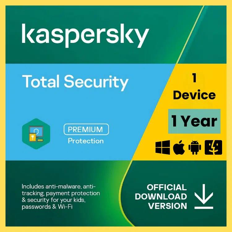 Buy Key Kaspersky Total Security 365 Days - 1 Device - IGV